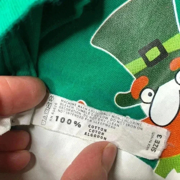 Rabbit Skins St. Patrick’s  Day T-Shirt Green 3T - Picture 8 of 16